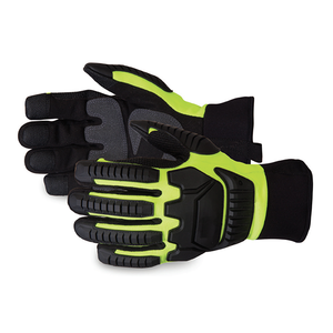 Nuevo diseño Tpr algodón construcción Anti-corte y protección de alto nivel para aceite Gas mecánico trabajo seguridad guantes resistentes a impactos - Product Image 6