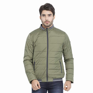 Vestes d'hiver pour garçons en nylon 100% fabriquées sur mesure avec tissu en toile à col montant à des prix bon marché - Product Image 1