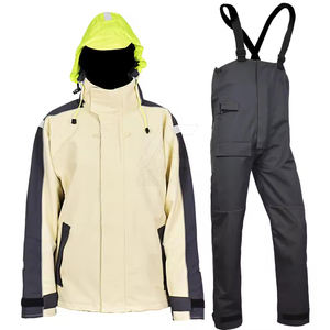 Chaqueta Impermeable y Pantalones de Peto para Hombre, Ropa de Navegación para Clima Adverso, Gran Venta - Product Image 1