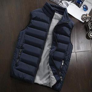 Customizable Sleeveless Puffer <b>Jackets</b> in Colors Made with Best Material <b>Canvas</b> Stand Collar Winter Season Accessory - Product Image 3