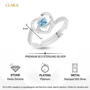 Anillos de Plata de Ley 925 de Primera Calidad para Mujer, Chapados en Rodio, con Incrustaciones de Topacio y Circonio, Diseño para Parejas, Estilo Moderno, Anillo para Hombre - Product Image 5