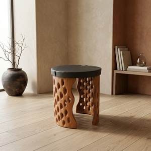Modern Design Decorative Wooden <b>Stool</b> for Bedroom Living Room Hotel Apartment Villa Patio Furniture for All Spaces - Product Image 6
