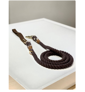 Dog Accessory Durable Supplies Accessory Customized Colored Cotton Rope Handmade Dog <b>Leash</b> <b>Pet</b> <b>Leash</b> - Product Image 3