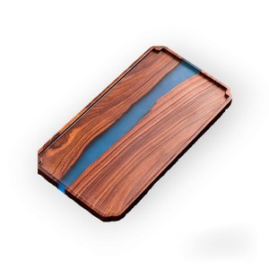 Caja de Joyería de Resina Epoxi para Manualidades, con Asa de Metal, para Sala de Estar, Estilo Clásico, Portátil, de Time 2 Decor - Product Image 4