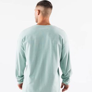 "Vente chaude OEM Custom Printemps/Été 100% Coton T-shirts à manches longues pour hommes" - Product Image 4