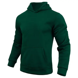 Algodón Oversize Blanks Zip Up Hoodie Custom Rhinestone Bordado Mens Hoodie Puff Print hoodies - Product Image 1