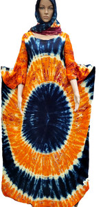 African Hand Tie Dye <b>Kaftan</b> Maxi Dress – Thai Retro Hippie Boho Hawaiian Style <b>Plus</b> <b>Size</b> Gypsy Long Dress for Women - Product Image 2