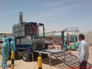 Nueva condición, incinerador de residuos médicos de acero inoxidable de alta durabilidad, incinerador de gestión de residuos hospitalarios, construcción de motores - Product Image 2