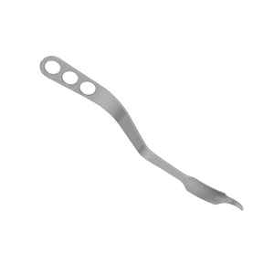 Elevador óseo quirúrgico ortopédico Caronia 11 \ "Retractor de cadera curvo con punta de 3,7mm Ancho afilado 20mm Ancho de mandíbula Acero inoxidable - Product Image 4