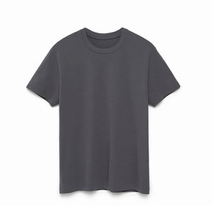 T-shirts pour hommes en gros avec logo personnalisé, taille plus, épaules tombantes, coton lourd uni, T-shirt DTG - Product Image 3