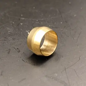 Conectores de Compresión de Latón BSPT de Alta Presión con Tratamiento de Superficie Plateado, Conexión de Manguera con Cabeza Hexagonal, Accesorios Duraderos y Resistentes - Product Image 6