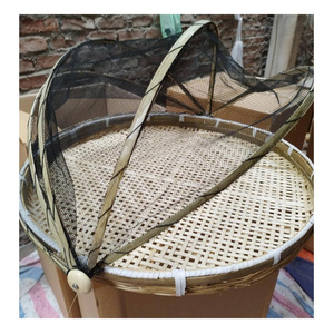 Panier en bambou naturel tissé pour la décoration intérieure, aspect propre, forme robuste et prêt à l'exportation - Product Image 2
