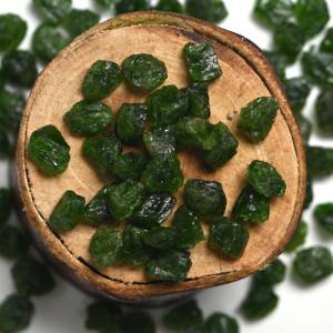 ชุดพลอยทัวร์มาลีนสีเขียวธรรมชาติ25ชิ้นแหล่งกำเนิด8-10มม. สำหรับพลังงานบำบัด - Product Image 2