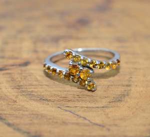 Anillos de Compromiso de Plata de Ley 925 con Piedra Natural para Mujer, Hechos a Mano, Venta al por Mayor, Fabricante Indio, Regalo para Ella - Product Image 1