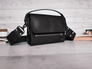 Vente en gros Sac à bandoulière en cuir personnalisé pour femmes avec pompon Sangle de guitare Sac à bandoulière - Product Image 6