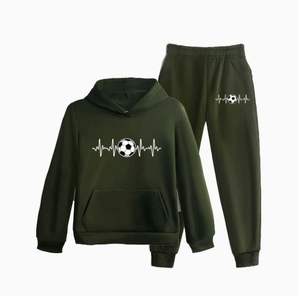 Chándal Deportivo Informal con Capucha para Hombre, Transpirable, Estampado Sólido, Totalmente Personalizado, Antiarrugas, 100% Algodón - Product Image 5