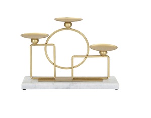 Candelabro Navideño Blanco de Alta Calidad Hecho a Mano para Decoración del Hogar e Interiores, Alta Calidad a Precio de Mayoreo - Product Image 1