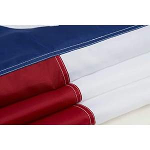 Banderas de EE. UU. TOP FLAGSINC: Bandera de Texas 4x6, resistente para exteriores, bordada y cosida, 100% nailon, colores vivos, ojales de latón, 4 puntadas. - Product Image 5
