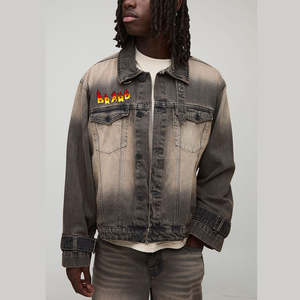 New Custom Color Men's <b>Denim</b> <b>Jacket</b> For Outdoor Winter Wear Anti-Bacterial 100%Cotton Fabric Oversized Streetwear <b>jacket</b> For Men - Product Image 1