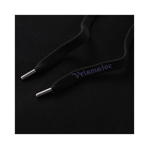 Hoodies à capuche unis à manches longues côtelées, personnalisables avec impression sur mesure, faible MOQ, en mélange de coton 100%, vêtements de mode - Product Image 6