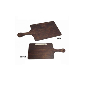 Carpeta de Menú de Madera, Color Marrón Oscuro, Rectangular, con Cierre Metálico, para Uso en Restaurantes - Product Image 4