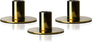 Candelabros cónicos de latón puro elegantes, candelabro de boda para decoración del hogar y Navidad con embalaje de cartón - Product Image 2