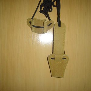 Genuine cowhide leather Archery <strong>Bow</strong> Stringer Non Slippery Nylon <strong>String</strong> Adjustable Length - Product Image 1