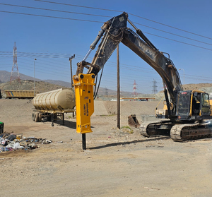 Casse-pierre hydraulique 175 pour excavatrices Hyundai Sumitomo 40-50T, grands casse-pierres hydrauliques pour la coupe <span class=keywords><strong>de</strong></span> <span class=keywords><strong>barrages</strong></span> hydroélectriques - Product Image 5