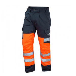 Pantalones de Trabajo de Seguridad Reflectantes de Alta Visibilidad, 100% Poliéster, Pantalones de Trabajo de Construcción, Pantalones de Seguridad Reflectantes - Product Image 2