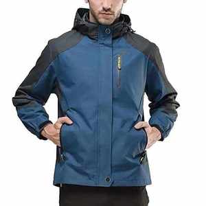 Chaqueta de Forro Polar para Hombre, Impermeable, Cortavientos y Transpirable, para Trabajo y Deportes, con Cuello Alto, Venta al Por Mayor - Product Image 4