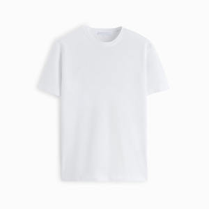 เสื้อยืดโอเวอร์ไซส์ทรงใหญ่พิเศษ ผ้าหนา แบบวินเทจ คอกลม สีขาวล้วน แขนสั้น - Product Image 4