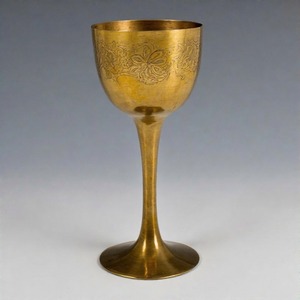 TrinitySip Divine Grace Copa de comunión de metal grabada Vintage Acabado Cáliz para rituales espirituales y reuniones sagradas - Product Image 6