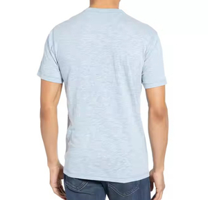 เสื้อเชิ้ตผู้ชายแบบทางการ ผ้าถักโพลีเอสเตอร์/คอตตอน ทรงปกติ สีพื้น รับสกรีนลายตามสั่ง เป็นมิตรต่อสิ่งแวดล้อม ระบายอากาศได้ดี แห้งเร็ว - Product Image 2