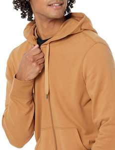 Nouveauté, sweat à capuche en polaire coupe classique pour homme, fermeture éclair, coupe-vent, imprimé, logo personnalisé, sweat à capuche pour vente en ligne - Product Image 3