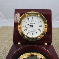 Horloge boussole nautique Art Déco personnalisée avec boîte en bois par Calvin Handicraft