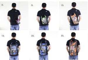 Sac à dos étanche en PVC à enroulement personnalisé, idéal pour les aventures en kayak et les activités de plein air - Product Image 4