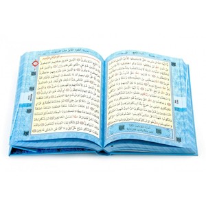 Corán Sagrado Azul de Tamaño Mediano 292 con Caja de Terciopelo Sellada, Uso Islámico, Corán con Lápiz de Lectura con Control Remoto y Funciones de Pantalla - Product Image 6