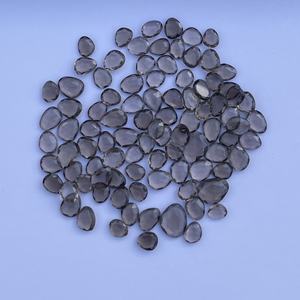 8mm 12mm Quartz fumé naturel tranche à facettes goutte Talpe pierres dernière fabrication de bijoux produit tendance prix de gros véritable - Product Image 1