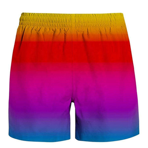 Custom <b>Mens</b> Swim <b>Shorts</b> Quick Dry Beachwear Solid Orange <b>pink</b> Drawstring Waistband Mesh Lining Summer Surfing Trunks - Product Image 2