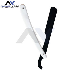 Maquinilla de Afeitar Manual Plegable Profesional Blanca y Negra para Hombre, Maquinilla de Afeitar Turca, Productos de Barbería - Product Image 4