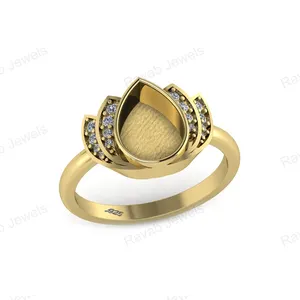 2024 Best Verkopende Sieraden Aandenken Sieraden Moedermelk 7X10Mm Mooie Bezel Groothandel Geschenk Sterling Zilveren Ring Voor Valentijn Cadeau