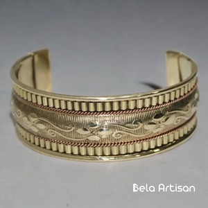 Elegante brazalete de Latón chapado en oro a granel para fiestas, joyería al por mayor para boutiques, minoristas, artículo complementario para pendientes - Product Image 2