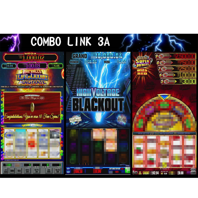 2024 Combeo link 3A затемнение город/супер колесо/огненный шар lol Вертикальная Игра Аркада WMS550 POG игровая настольная фабрика