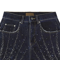 Shorts de Mezclilla Vintage de Alta Calidad y Estilo para Hombre, Diseño Personalizado 2025, Cinturón Transpirable de Nailon/Algodón, Cristal Ligero