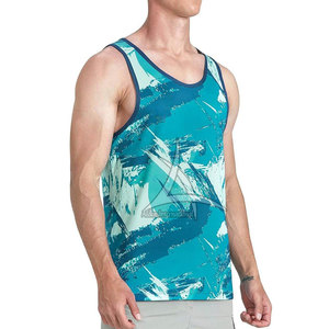 <b>Top</b> Slim Fit Casual Men's Gym Tank <b>Top</b> Sleeveless High Quality Breathable Quick Dry 100% Cotton - Product Image 3