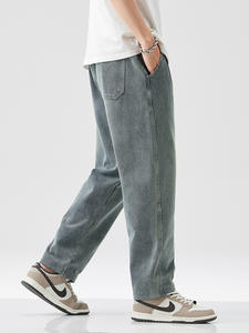 OEM Customized Logo Design trendy brand casual Versatile Stylish Sky Pattern Jeans Loose Fit Casual Pants Jeans pant - Product Image 4