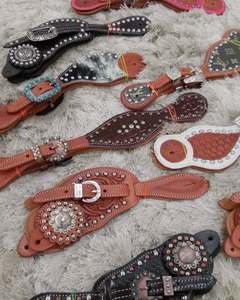 Espuelas de marca de diseñador de estilo occidental para caballos, pantalones ecuestres de lujo de LICRA con logotipo personalizado de lujo - Product Image 3