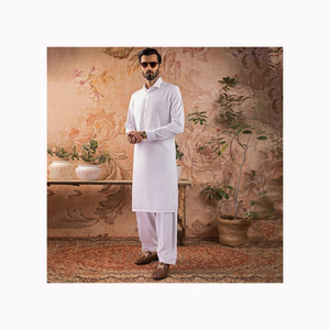 Kurta diseña para hombres Eid Wedding Men Salwar Kameez Collection en India y Pakistán Ropa - Product Image 5