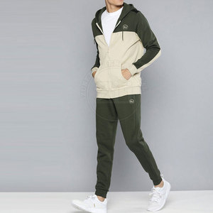 Ensemble de survêtement décontracté XXL pour hommes, vente en gros, tailles plus, logo personnalisé, coupe-vent, respirant, écologique, léger, 100 % coton - Product Image 4