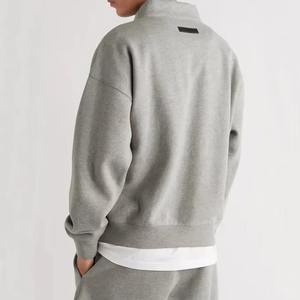 Conjunto Deportivo de 2 Piezas para Hombre, Talla Grande, Cuello Redondo, Sudadera con Capucha de Algodón y Pantalones Deportivos, Ropa Deportiva de Invierno, Conjunto de Pantalones Cortos - Product Image 2